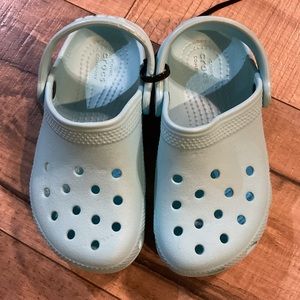 NWOT Crocs 204536 Kids Classic Clog Slip Pure Water Blue Unisex Toddler C10